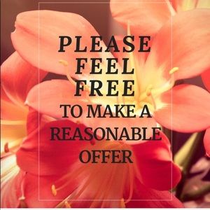 Make a reasonable offer!